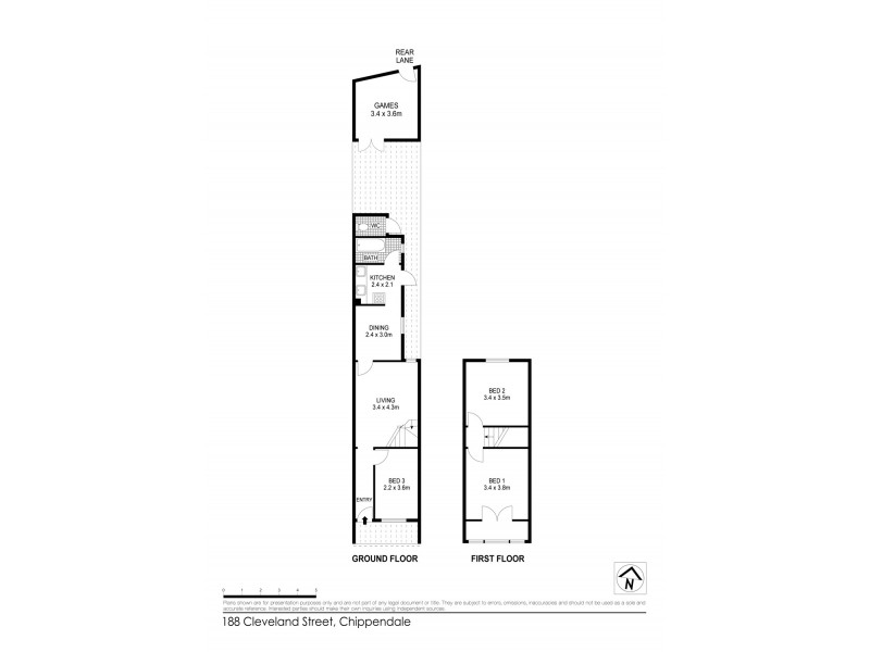 188 Cleveland Street, Chippendale NSW 2008 Floorplan