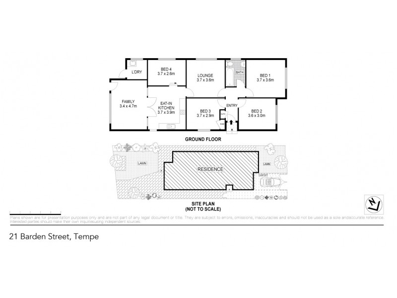 Tempe NSW 2044 Floorplan
