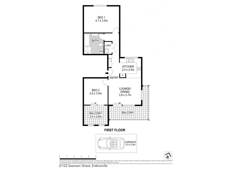Erskineville NSW 2043 Floorplan