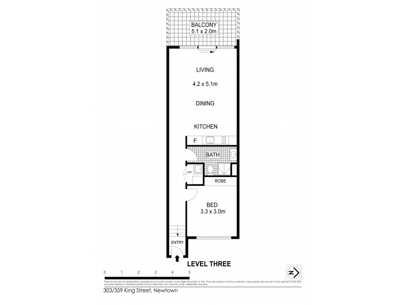 303/359 King Street, Newtown NSW 2042 Floorplan