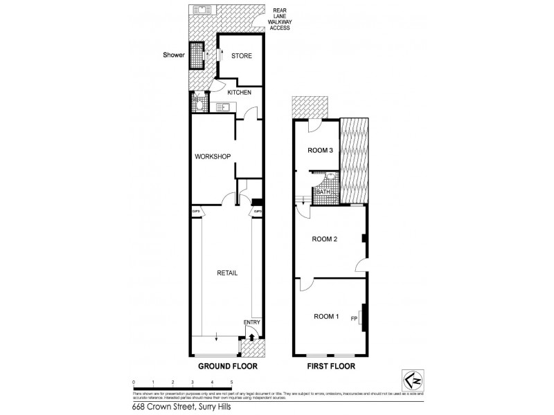 668 Crown Street, Surry Hills NSW 2010 Floorplan