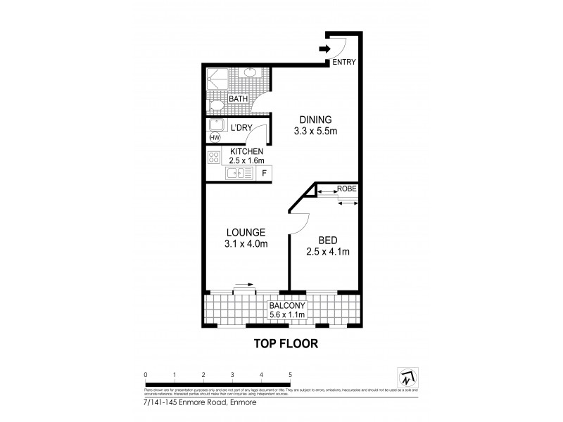 7/141-145 Enmore Road, Newtown NSW 2042 Floorplan