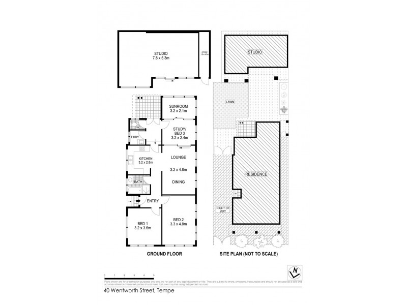 40 Wentworth St, Tempe NSW 2044 Floorplan