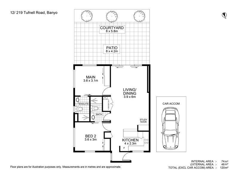 12/219 Tufnell Road, Banyo QLD 4014 Floorplan