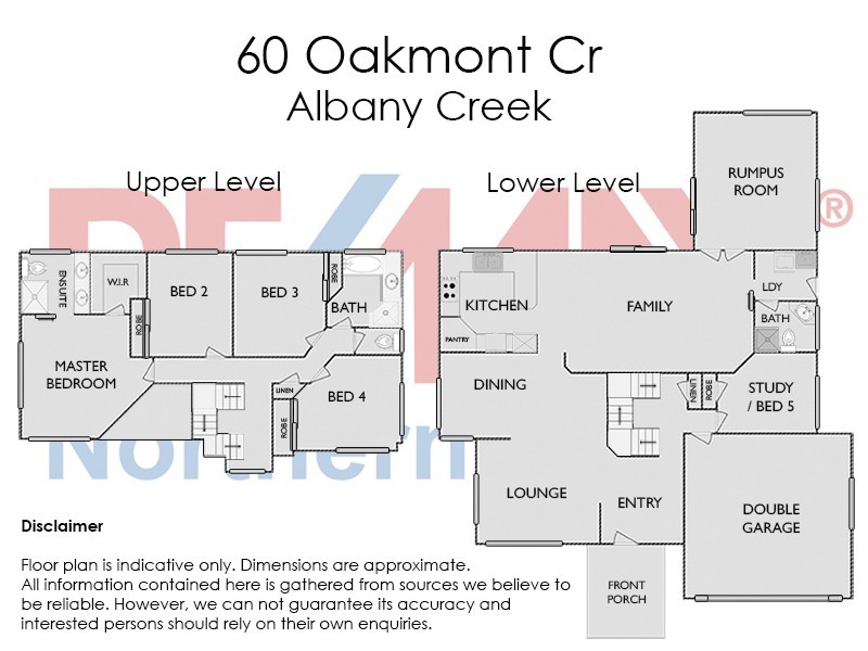 60 Oakmont Crescent, Albany Creek QLD 4035 Floorplan