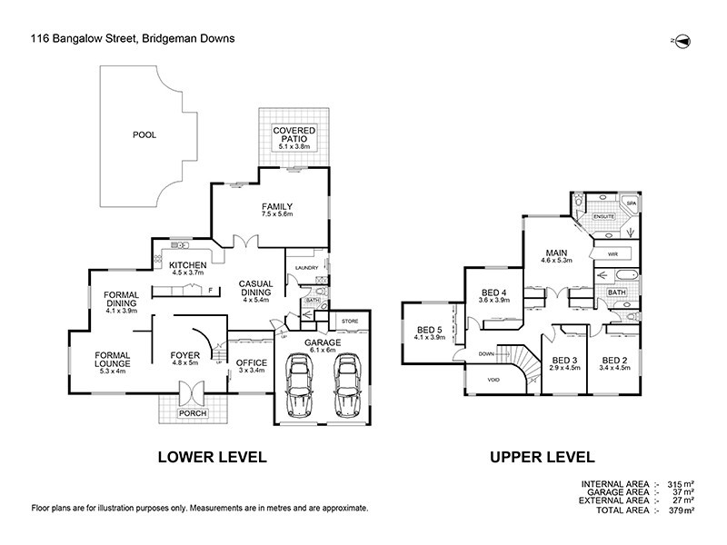 116 Bangalow St, Bridgeman Downs QLD 4035 Floorplan