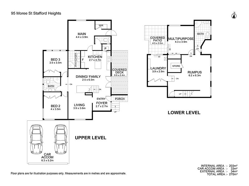 95 Moree Street, Stafford Heights QLD 4053 Floorplan