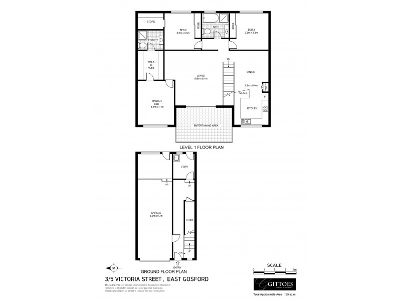 3/5 Victoria Street, East Gosford NSW 2250 Floorplan