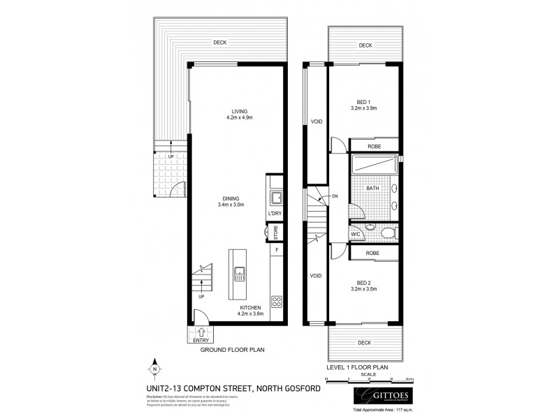 4/13 Compton Street, North Gosford NSW 2250 Floorplan