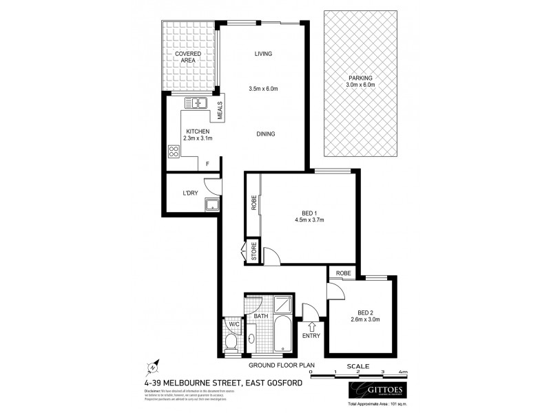 4/39-43 Melbourne Street, East Gosford NSW 2250 Floorplan