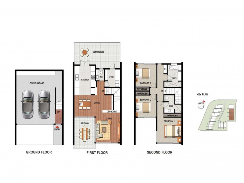 4/1-5 George Street, East Gosford NSW 2250 Floorplan