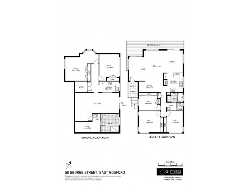 58 George Street, East Gosford NSW 2250 Floorplan