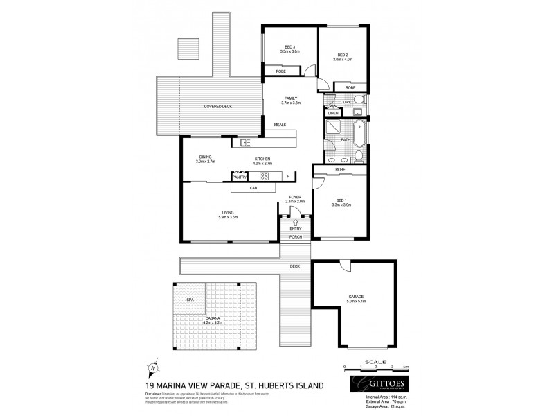 19 Marina View Parade, St Huberts Island NSW 2257 Floorplan