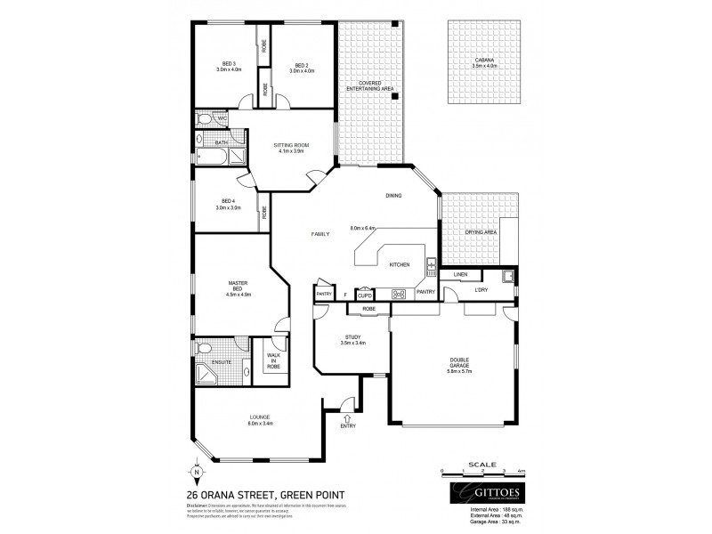 26 Orana Street, Green Point NSW 2251 Floorplan