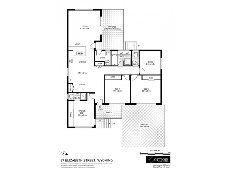 37 Elizabeth Street, Wyoming NSW 2250 Floorplan