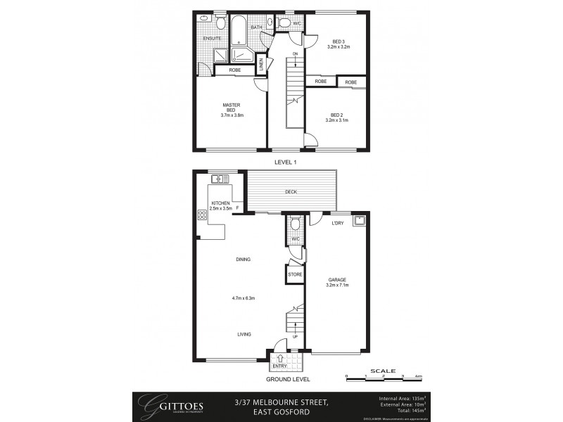 3/37 Melbourne Street, East Gosford NSW 2250 Floorplan