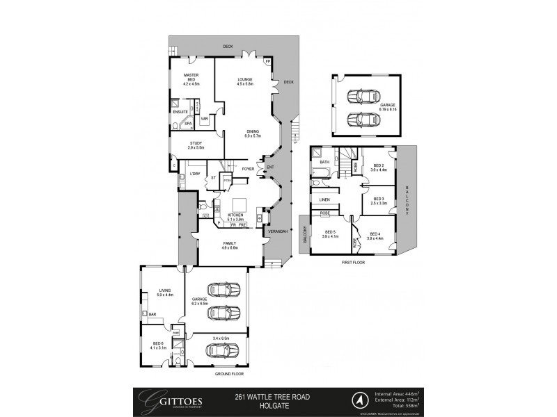 261 Wattle Tree Road, Holgate NSW 2250 Floorplan