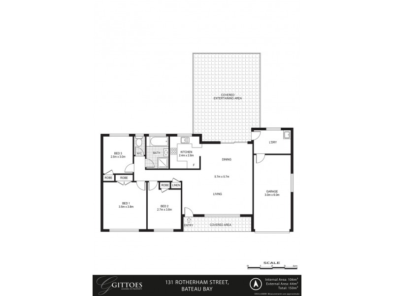 131 Rotherham Street, Bateau Bay NSW 2261 Floorplan