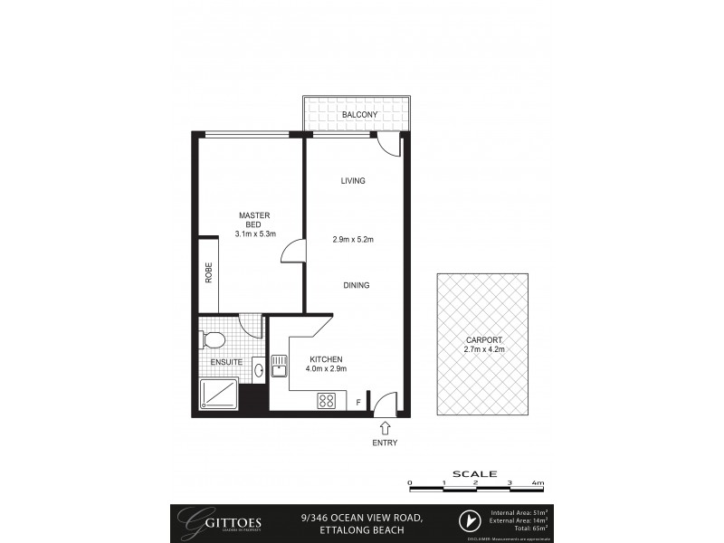 9/346 Ocean View Road, Ettalong Beach NSW 2257 Floorplan