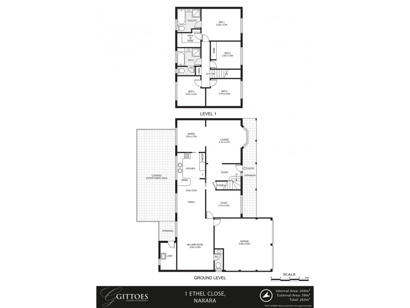 1 Ethel Close, Narara NSW 2250 Floorplan
