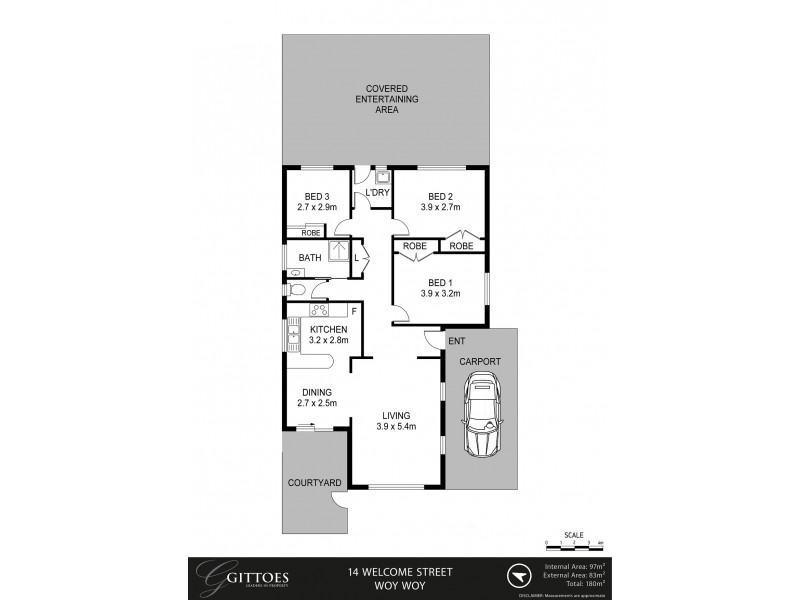 14 Welcome Street, Woy Woy NSW 2256 Floorplan