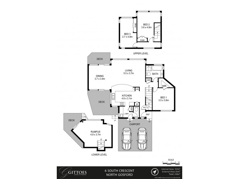 6 South Crescent, North Gosford NSW 2250 Floorplan