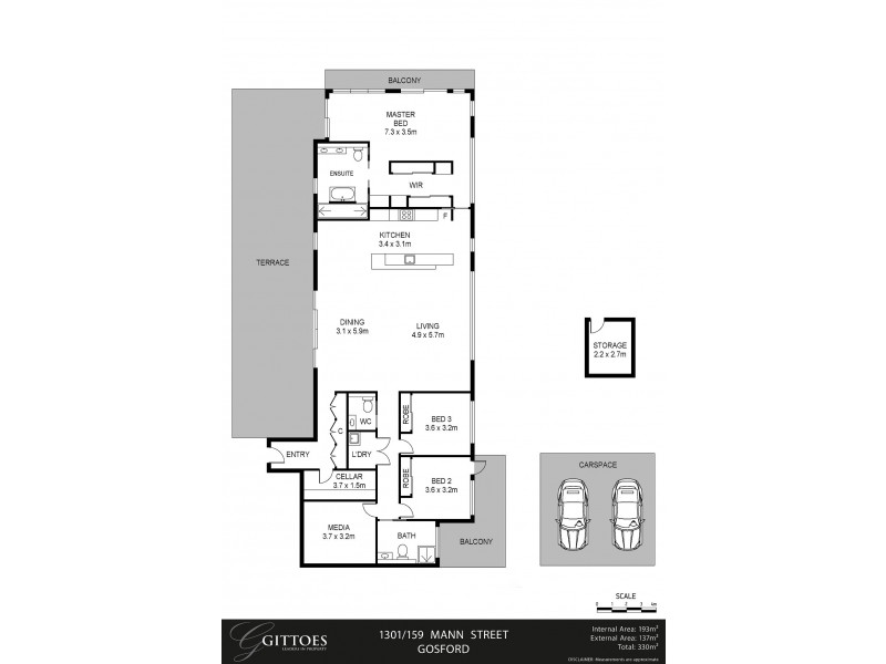 1301/159 Mann Street, Gosford NSW 2250