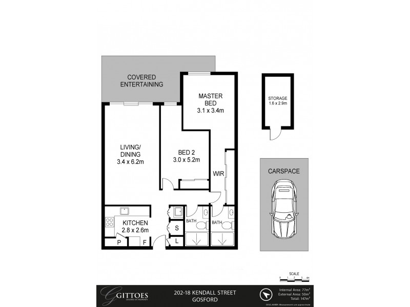 202/20 Kendall Street, Gosford NSW 2250 Floorplan