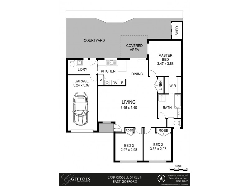 2/38 Russell Street, East Gosford NSW 2250 Floorplan