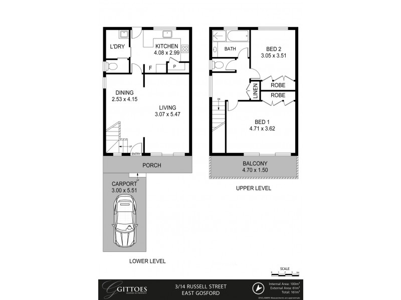 3/14 Russell Street, East Gosford NSW 2250 Floorplan