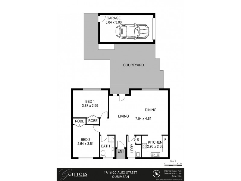 17/16-20 Alex Close, Ourimbah NSW 2258 Floorplan