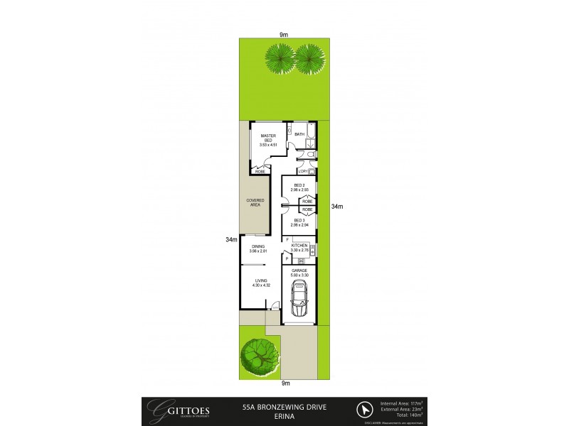 55A Bronzewing Drive, Erina NSW 2250 Floorplan