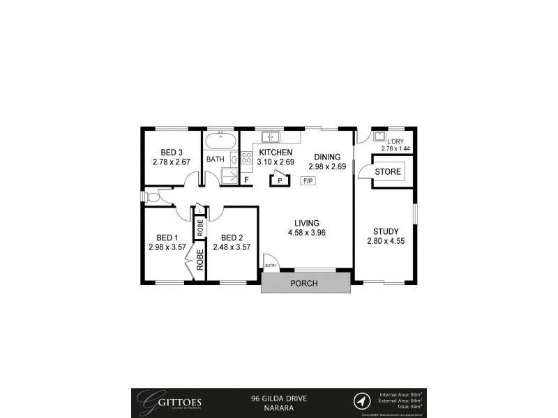 96 Gilda Drive, Narara NSW 2250 Floorplan