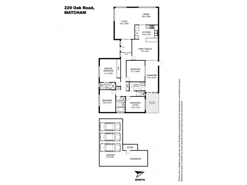229 Oak Road, Matcham NSW 2250 Floorplan