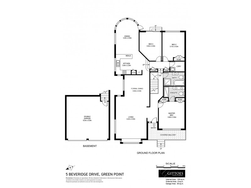 5 Beveridge Drive, Green Point NSW 2251 Floorplan