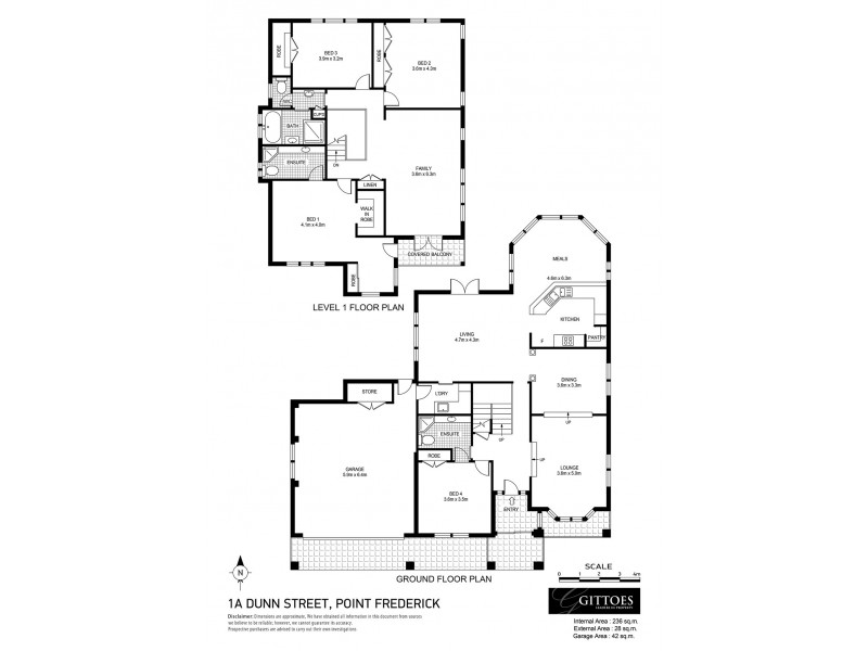 1A Dunn Street, Point Frederick NSW 2250 Floorplan