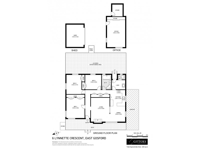 6 Lynnette Crescent, East Gosford NSW 2250 Floorplan