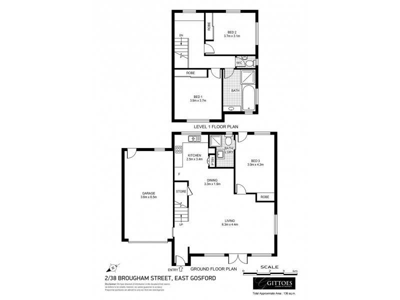 2/38 Brougham Street, East Gosford NSW 2250 Floorplan
