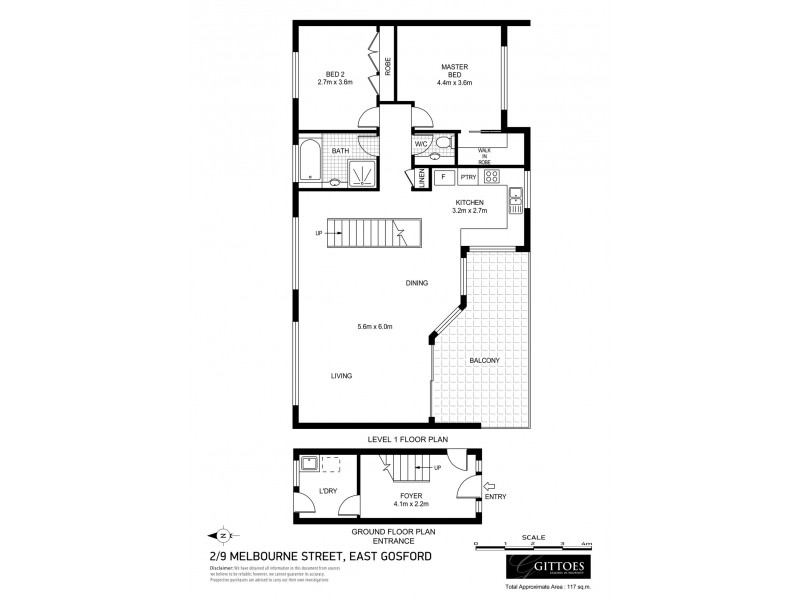 2/9 Melbourne Street, East Gosford NSW 2250 Floorplan