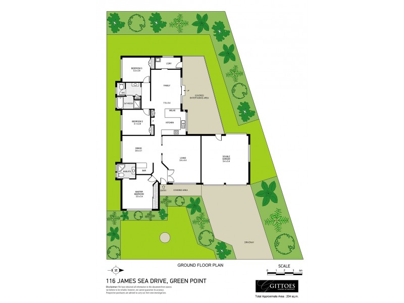 116 James Sea Drive, Green Point NSW 2251 Floorplan