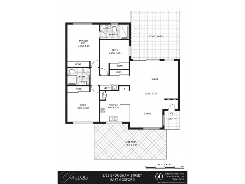3/32 Brougham Street, East Gosford NSW 2250 Floorplan