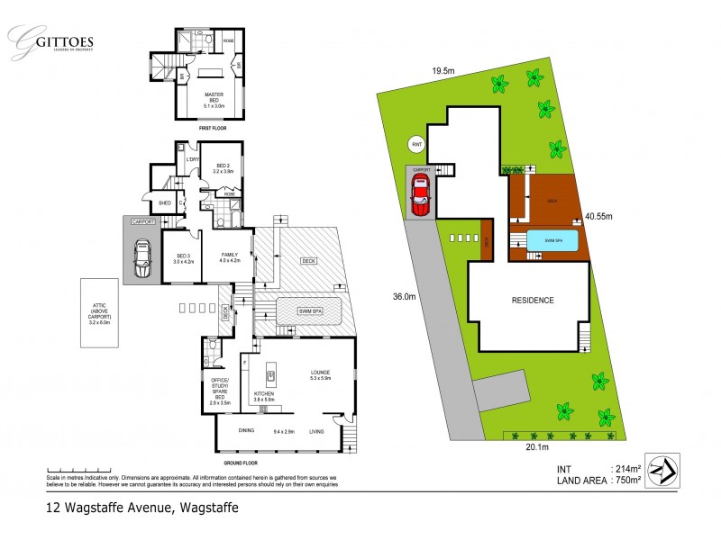 12 Wagstaffe Avenue, Wagstaffe NSW 2257 Floorplan