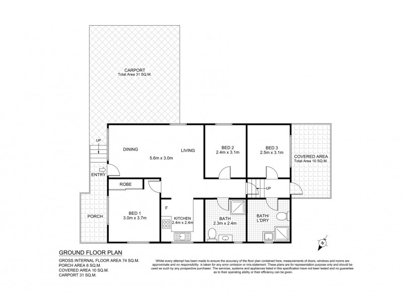 3 Lionel Parade, Springfield NSW 2250 Floorplan