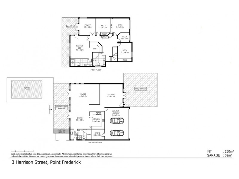 3 Harrison Street, Point Frederick NSW 2250 Floorplan