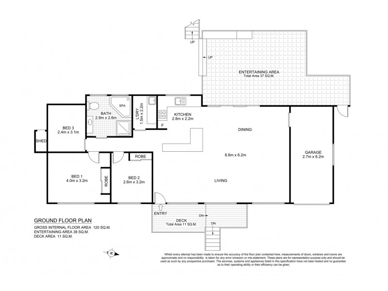 6 Benjamin Place, Saratoga NSW 2251 Floorplan