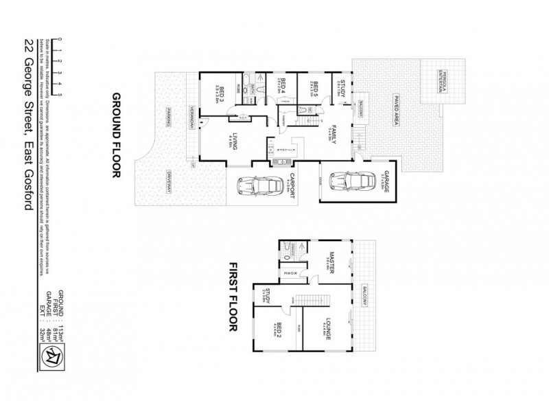 22 George Street, East Gosford NSW 2250 Floorplan