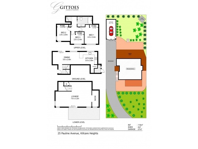 25 Pauline Avenue, Killcare Heights NSW 2257 Floorplan
