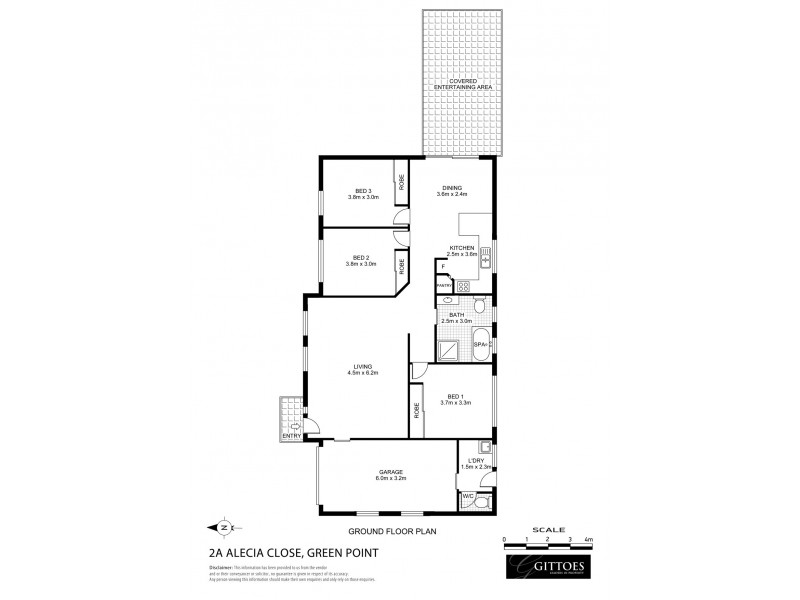 2A Alecia Close, Green Point NSW 2251 Floorplan