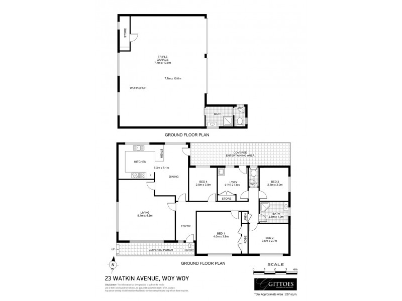 23 Watkin Avenue, Woy Woy NSW 2256 Floorplan
