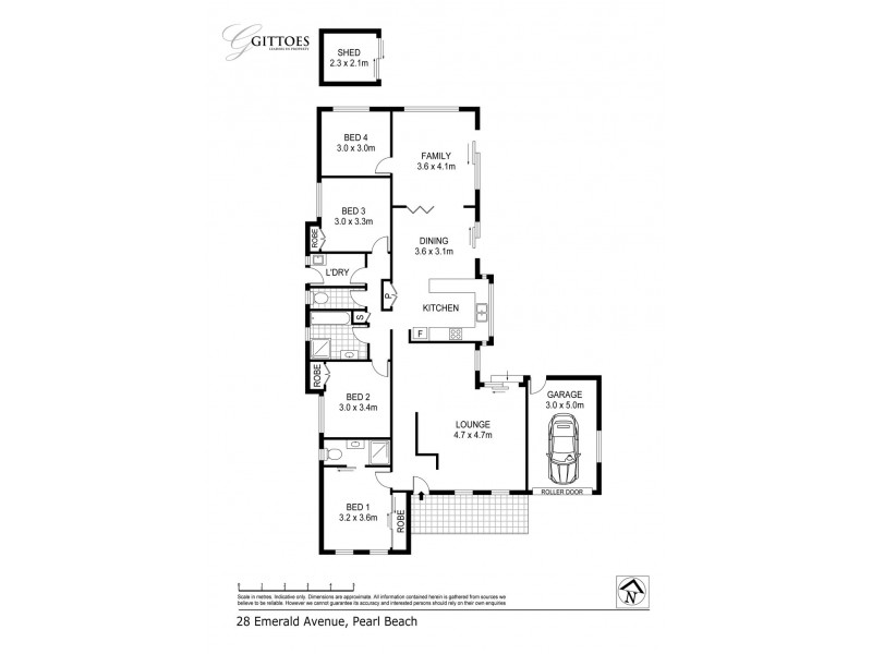 28 Emerald Avenue, Pearl Beach NSW 2256 Floorplan